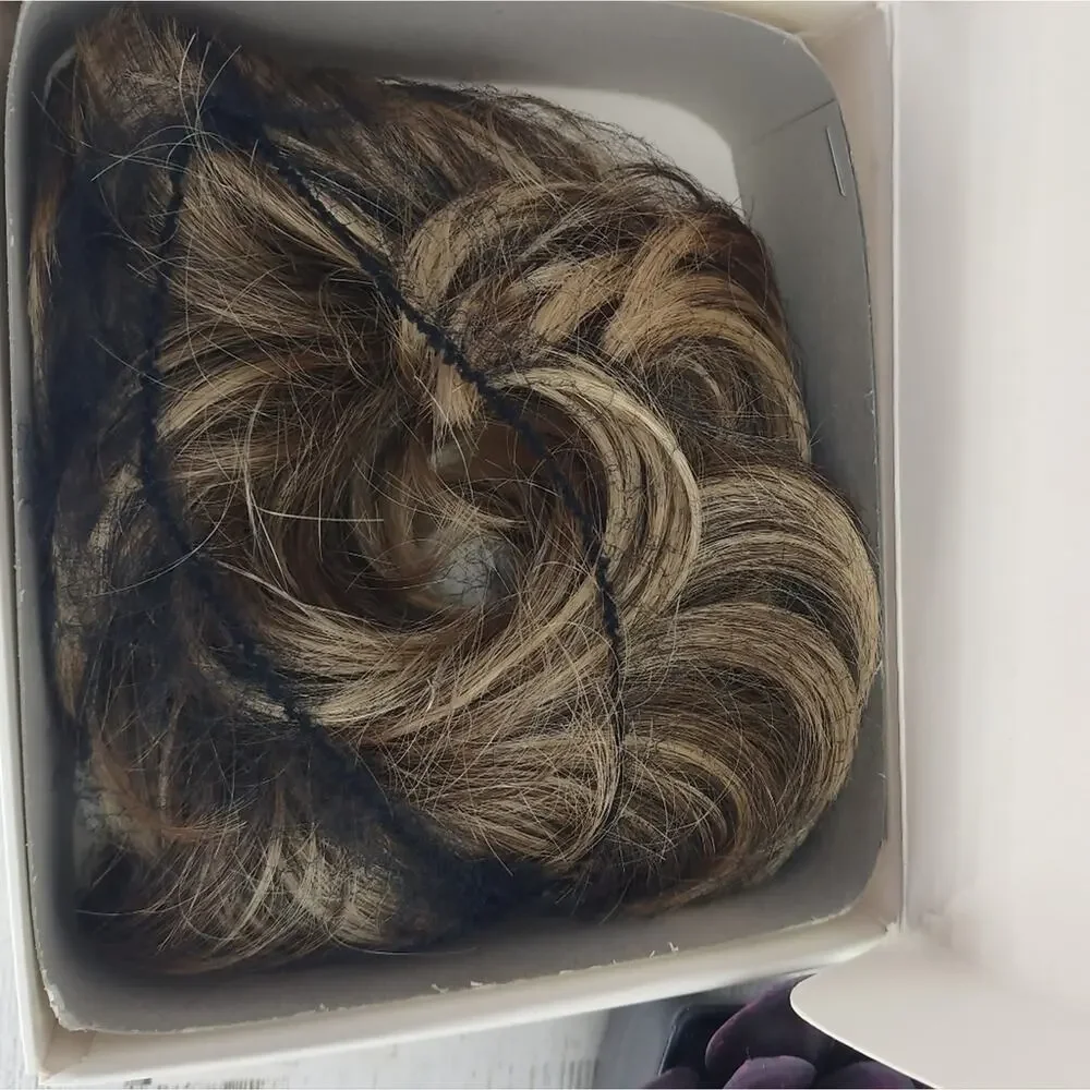 Raquel Welch NEW Put On Piece Pony Hair Pouf Color R1020 Brown/Blonde